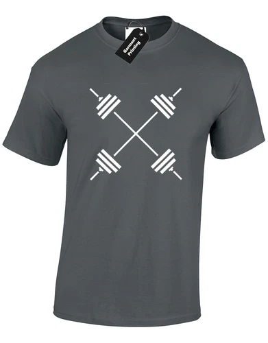 Have One To Sell? Sell It Yourself Weights Crossed Unisex T-Shirt - Picture 3 of 9