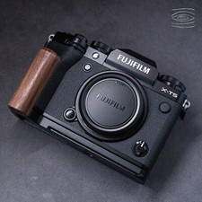 Wood Camera Hand Grip For Fujifilm X-T5 Fuji XT5 Camera Aluminum Alloy Baseplate
