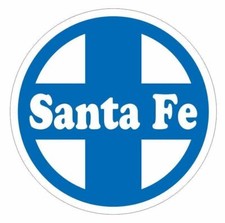Santa Fe Railroad Railway Train Sticker Decal