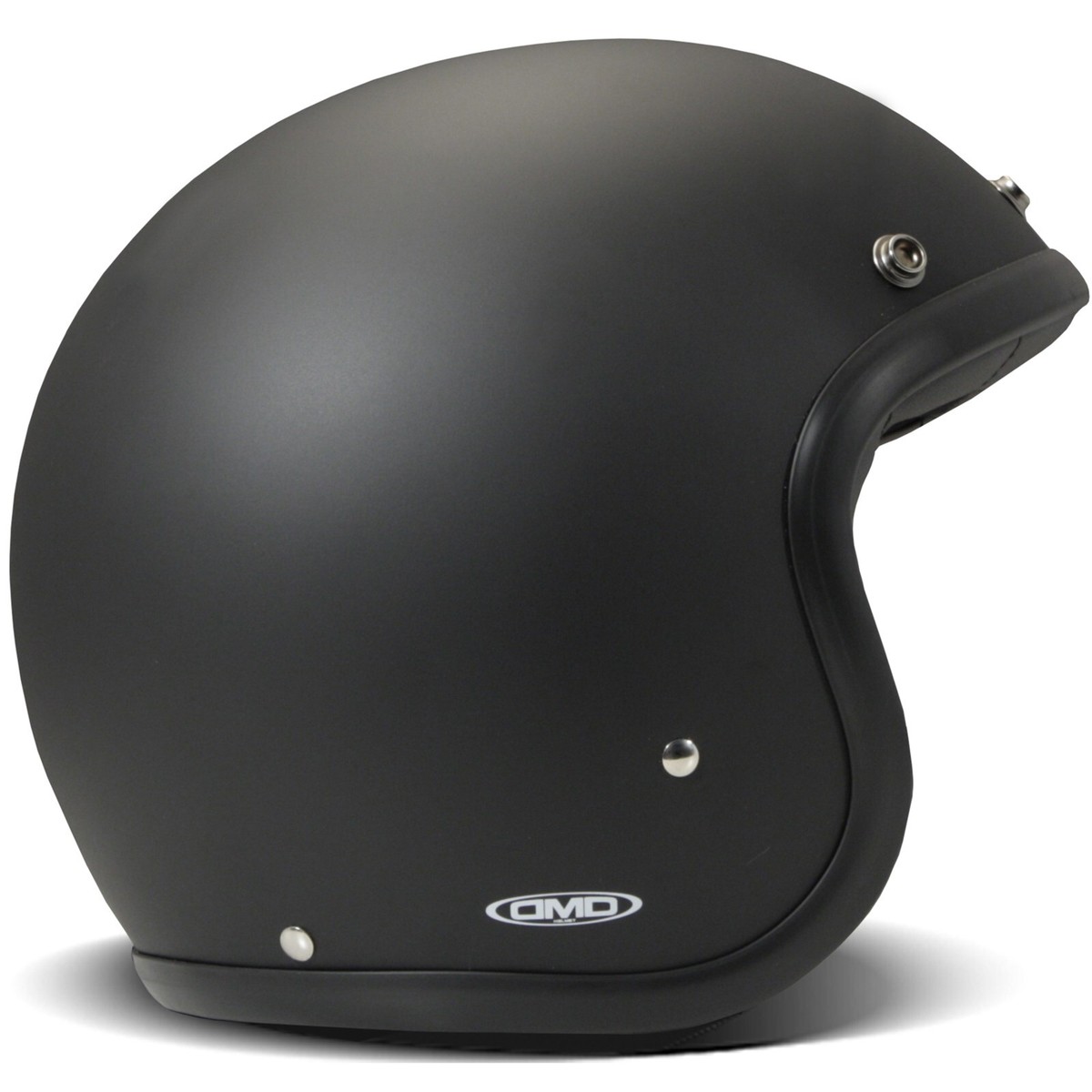 vintage jet helmet 観賞用　メーカー不明 Motorcycle Jet Helmet XXL - DMD Solid Retro Vintage - Black Matte