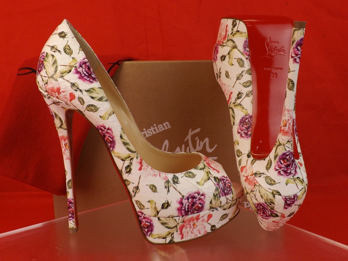 美品✨クリスチャンルブタン FETISH PEEP 150 ハイヒールパンプス CHRISTIAN LOUBOUTIN FETISH PEEP TOE GOLD GLITTER PUMPS 40.5