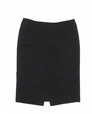 Mexx Damen schwarz Baumwollmischung gerade & Bleistiftrock Größe W30