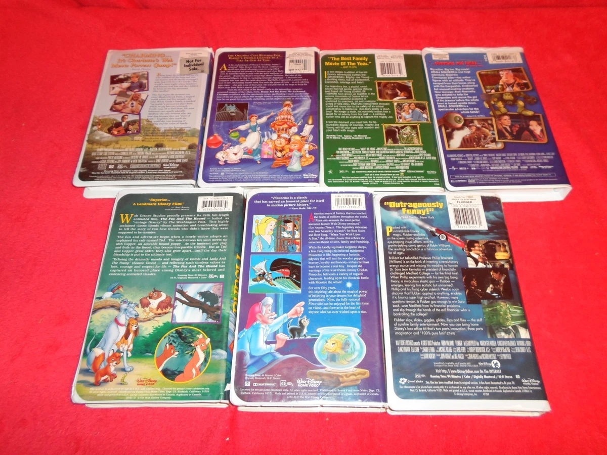 Disney vhs shop tapes for sale