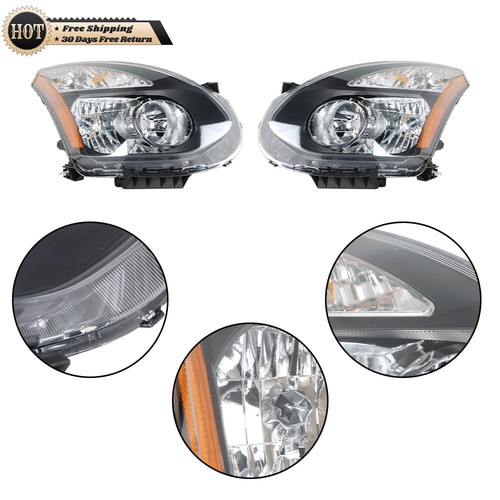 Silscvtt Left+Right Headlights For Nissan Rogue 2008-2013&Rogue Select 2014-2015 - Bild 9 von 22