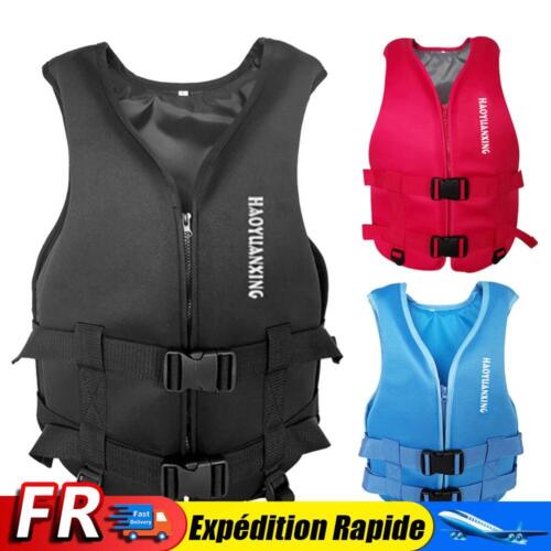Veste en néoprène adulte bateau de pêche surf gilet de sécurité à la dérive