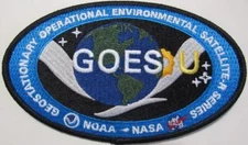 GOES-U NOAA-NASA PATCH SPACE MISSION GEOSTATIONARY OPERATIONAL ENVIRONMENT SAT.