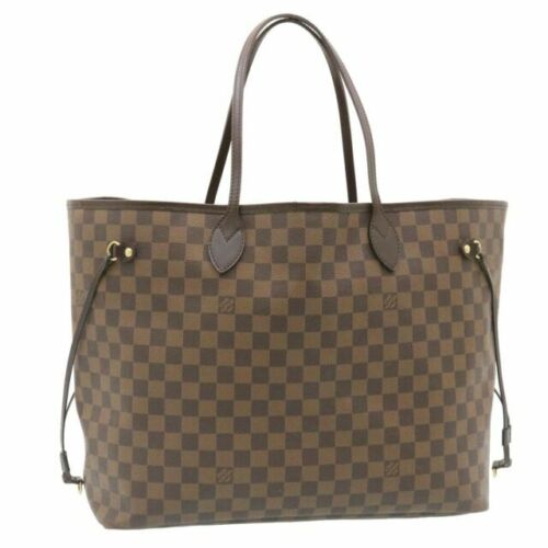 Louis Vuitton Neverfull Tote GM DE Damier EBENE Brown Canvas