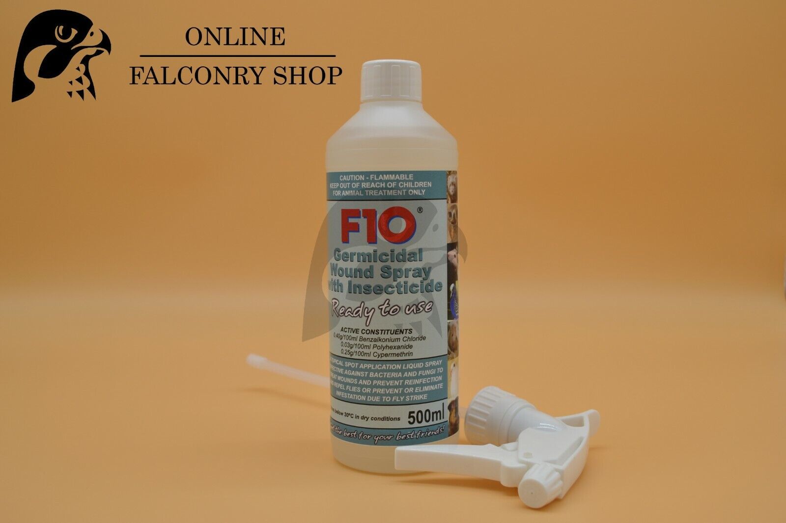 OFS F10 Wound Spray with Insecticide 500ml