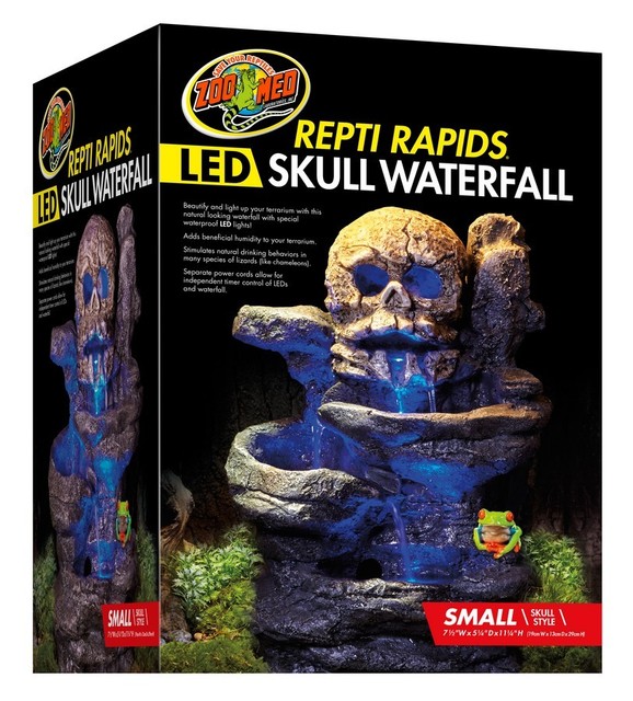 Repti Rapids Led Skull Waterfall Unboxing Youtube