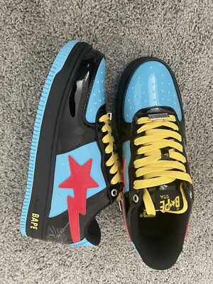 Size 9 - A Bathing Ape Marvel x Bapesta Black Widow