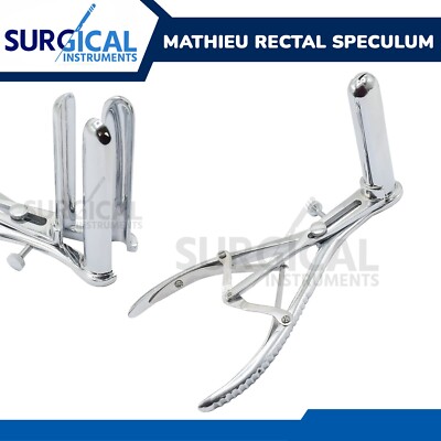 Mathieu Anal Rectal Speculum 3 Prong OB/GYN Urology Surgical Medical German Grad