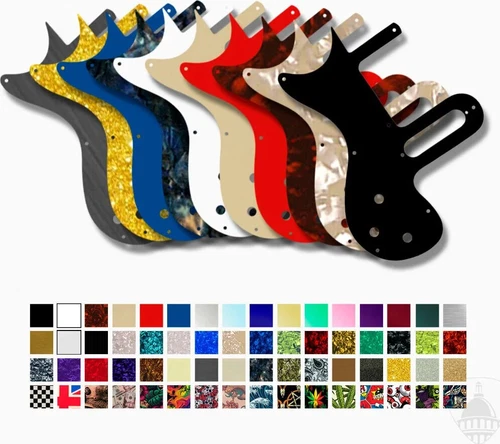 WD Custom Pickguard For Left Hand Gibson 1 Pickup Melody Maker
