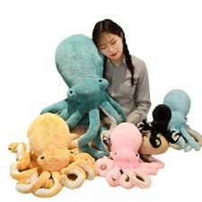 1pc 30-90CM Creative Lifelike Octopus Plush Toys Sea Animal Stuffed Dolls Pillow