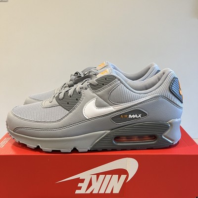 NEW Nike Air Max 90 Sneakers Wolf Grey Kumquat DR0145-001 Size: 12.5 | eBay