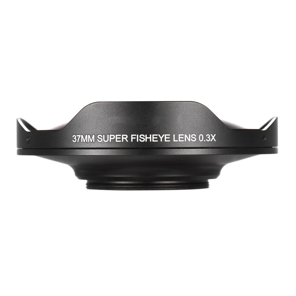 37mm 0.3x HD Super Fisheye Lens Wide Angle with Hood for Canon Camcorders A1Y4 - Image 2 of 4