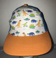 Cute Dinosaur Print Cotton Sun Hat for Toddlers, Kids, Boys, Girls