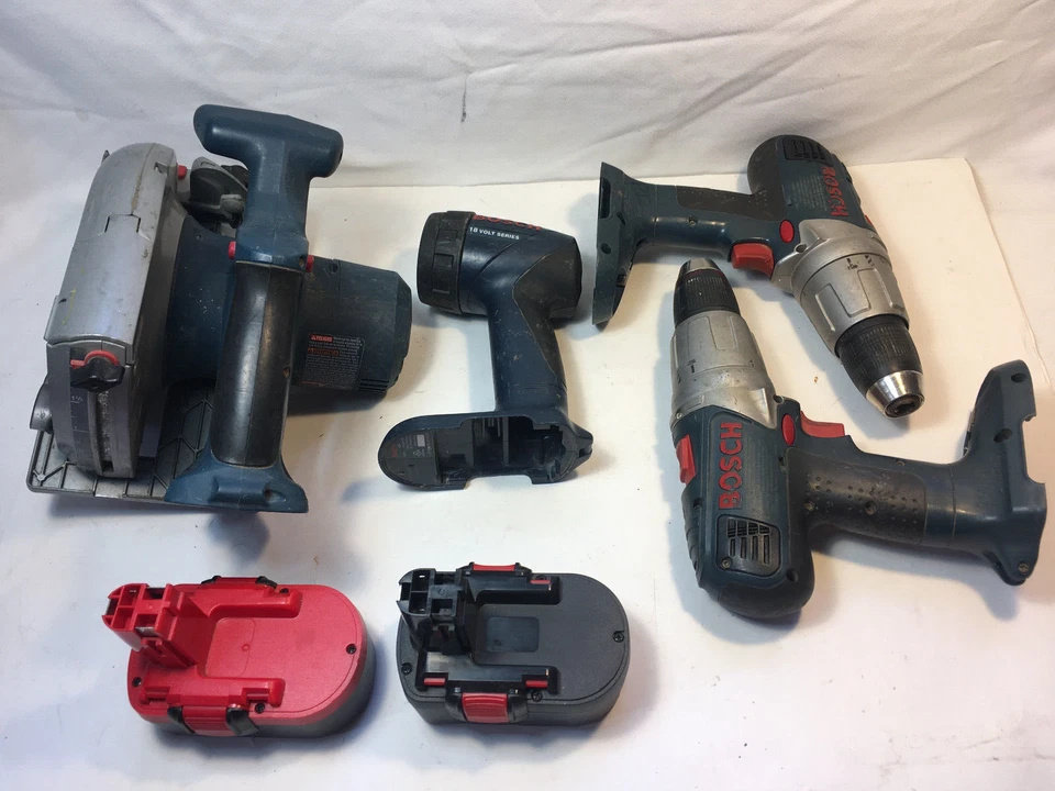 Juego de Sierra Circular Inalámbrica Bosch 18V 6 1/2" 1662 Sierra Recíproca 1644-24, 2x Foto 3 de 4