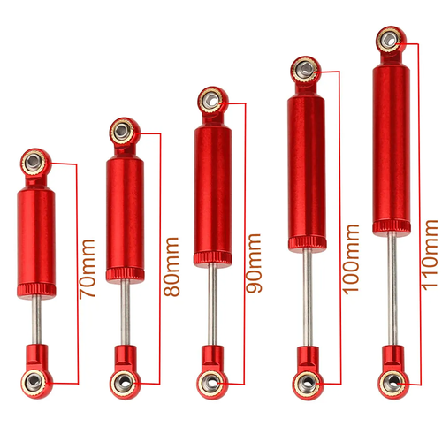 4PCS Shock Absorber Damper for 1/10 RC Axial SCX10 II Traxxas TRX4 MST Redcat - Picture 4 of 16