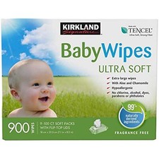 KIRKLAND Signature Baby Wipes 900 Wipes 