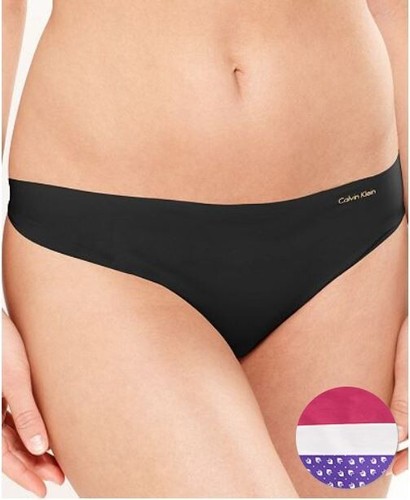 CALVIN KLIEN Women's Invisible 3-Pk. Thongs Underwear Size XL - Picture 2 of 7