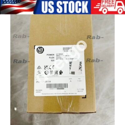 Brand New AB 25B-D2P3N104 PowerFlex 525 AC Drive Factory seal