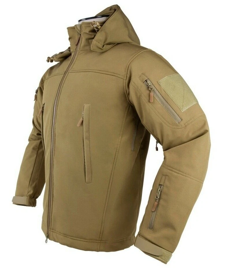 VISM Delta Zulu Jacket w/ Hood tactical duty gear camp hike hunt travel TAN