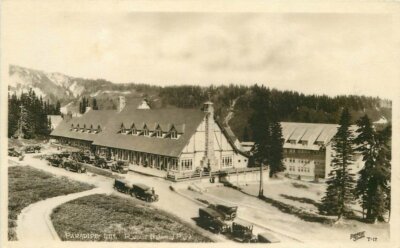 Automobile 1920s Rainer National Park Washington RPPC Photo Postcard 20-4315
