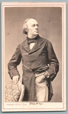 CDV 1865 Fromental Halévy Komponist Oper Die Jüdin Foto Stein Kleine Musik