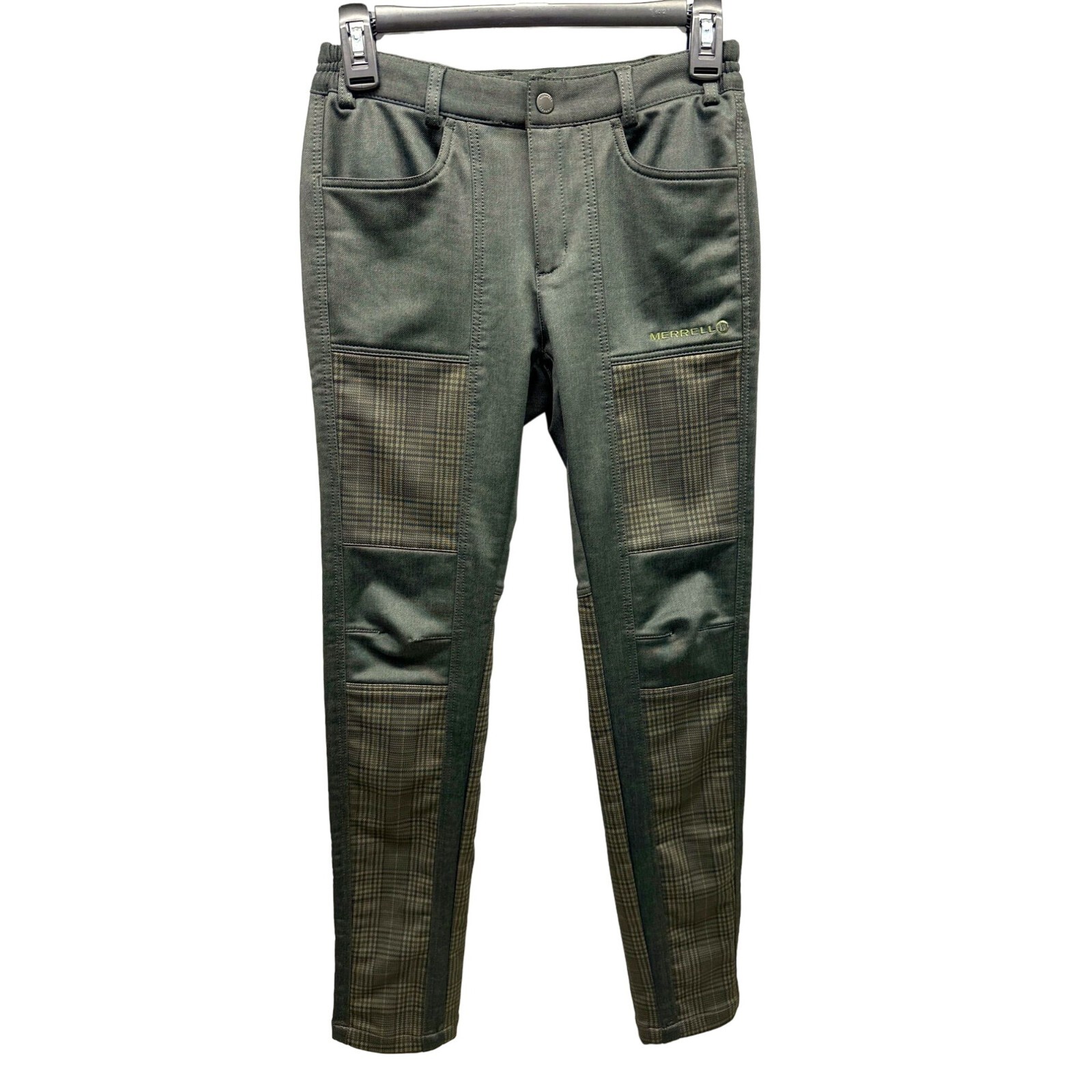 Pantaloni da esterno imbottiti al ginocchio elasticizzati Merrell vita a quadretti US 26
