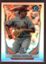 ANDREW MORALES ST. LOUIS CARDINALS ROOKIE REFRACTOR RC 2014 BOWMAN CHROME DRAFT