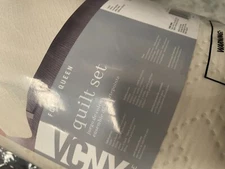 VCNY Home 3 Piece Quilt Set - Full/Queen - Nina / Ivory