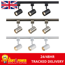 1 Metre Track Rail 3 Spotlight Kit 40W GU10 Knightsbridge TRKIT8
