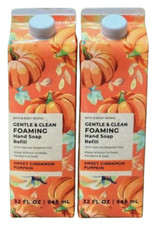 Bath  Body Works 2x SWEET CINNAMON PUMPKIN Foaming Hand Soap REFILL FREE SHIP