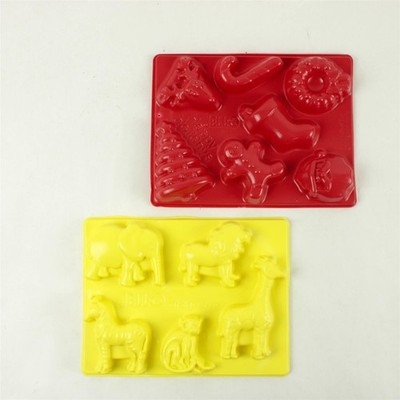 Set Aus 2 Jell-O Formen Feiertage & Tiere Vintage Küchenformen