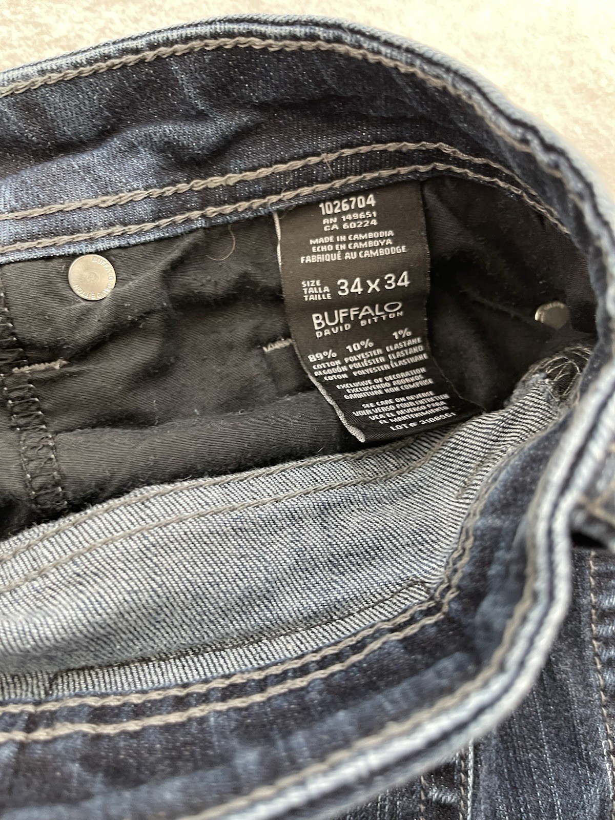 Buffalo David Bitton Driven-X Basic Jeans Mens Bl… - image 8