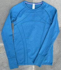 Ivivva by Lululemon Girls Swiftly Fly Tech Seamless Size 12 Long Sleeve Shirt