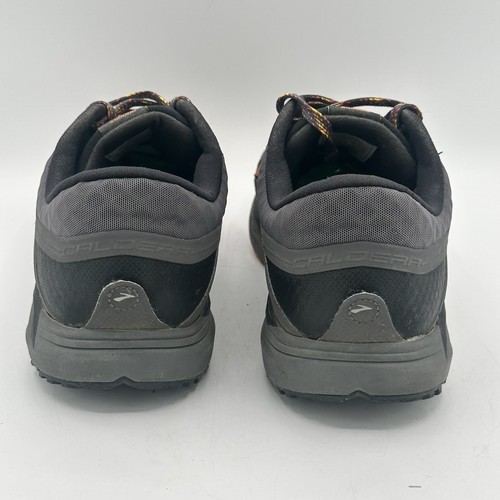 Brooks Shoes Men's 11 Caldera Black Orange Outdoor Trail Sneakers - Picture 7 of 9