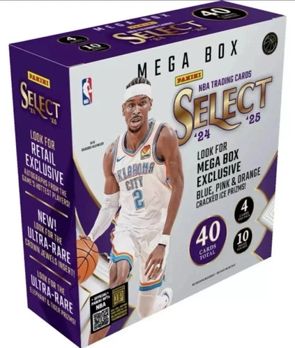 2024-25 PANINI SELECT MEGA BOX NBA BASKETBALL FACTORY SEALED James Castle McCain