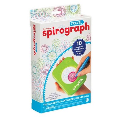 Spirograph Reiseset | Erstellen Sie tolle Designs für unterwegs | 10-teiliges Set mit...