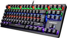 Image of Gaming Keyboard SUMVISION ACIES True Mechanical Keyboard Tenkeyless TKL Rainbow