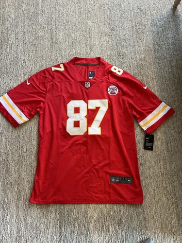 Travis Kelce #87 KC Chiefs Jersey Size XL