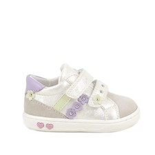 PRIMIGI 1403000-BIANCO/JUTA Sneakers Bambina PE26