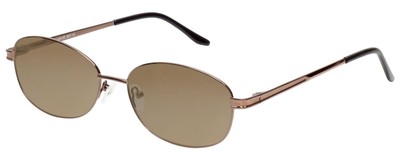 Jubilee BIG&TALL J5877 Men Polarized Sunglasses 4 Options Oval Coffee Brown 59mm
