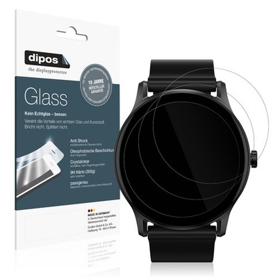 2x Schutzfolie für Haylou GS Smartwatch - Anti-Shock 9H Folie dipos Glass