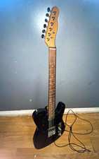 Telecaster 6-String Right-Handed Solid Body Electric Guitar, Black