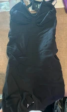 Black shaper tank w/ shorts XS S slimming shapewear bodysuit tummy control women