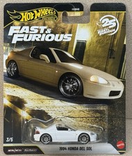NEW Hot Wheels Premium 2026 Fast Furious Premium 1994 Honda Del Sol White 3/5