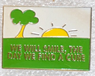 Cancer Awareness Pin We Will Smile The Day We Find A Cure Charity Medical