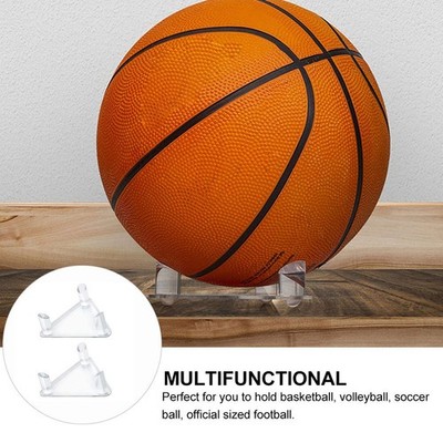 4pcs Acryl Ball Stand Halter Sport Ball Storage Display Rack für Rugby