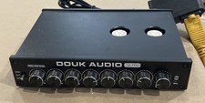 Douk Audio 7-band EQ Tube Equalizer Preamp RCA/XLR Pre-Amplifier for Speakers